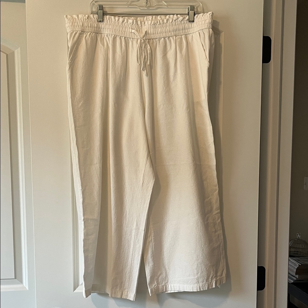 Cream Capris, XXL